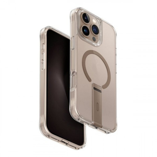 Чехол UNIQ HYBRID ELEVA with Vertical Stand (MagSafe) для iPhone 16 Pro TAUPE GOLD