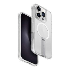 Чехол UNIQ HYBRID ELEVA with Vertical Stand (MagSafe) для iPhone 16 Pro CLEAR