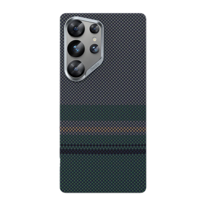 Чехол Benks Aurora ArmorAir Case built with Kevlar® для Samsung Galaxy S25 Ultra, принт арктическое ночное небо
