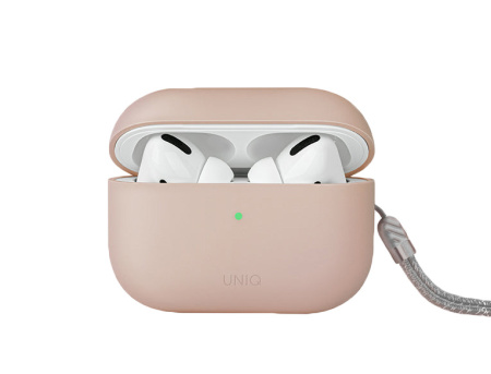 Чехол UNIQ для Airpods Pro 2 LINO Liquid silicone Pink