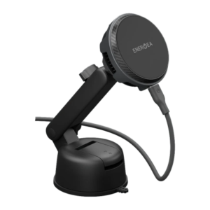 Автокомплект EnergEA MAGARCTIC DRIVE присоска/вентиляция/кабель/палец зарядки 45W, (MagSafe) Gunmetal