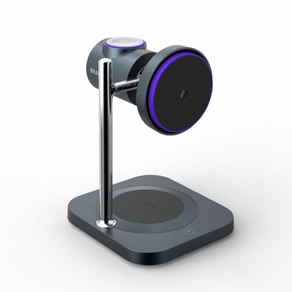 Беспроводное зарядной устройство WIWU 3в1 QI2 Space Station Air-cooled Magnetic Wireless Charger Wi-W041