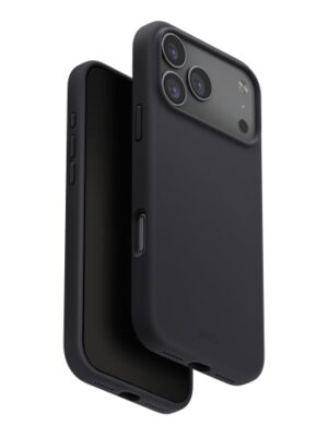 Чехол силиконовый UNIQ HYBRID LINO (MagSafe) для iPhone 17 Pro Max CHARCOAL GREY