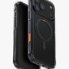 Чехол с поворотным кольцом UNIQ HYBRID SWIVIX WITH 360 ROTATING (MagSafe) для iPhone 17 Pro CARBON BLACK