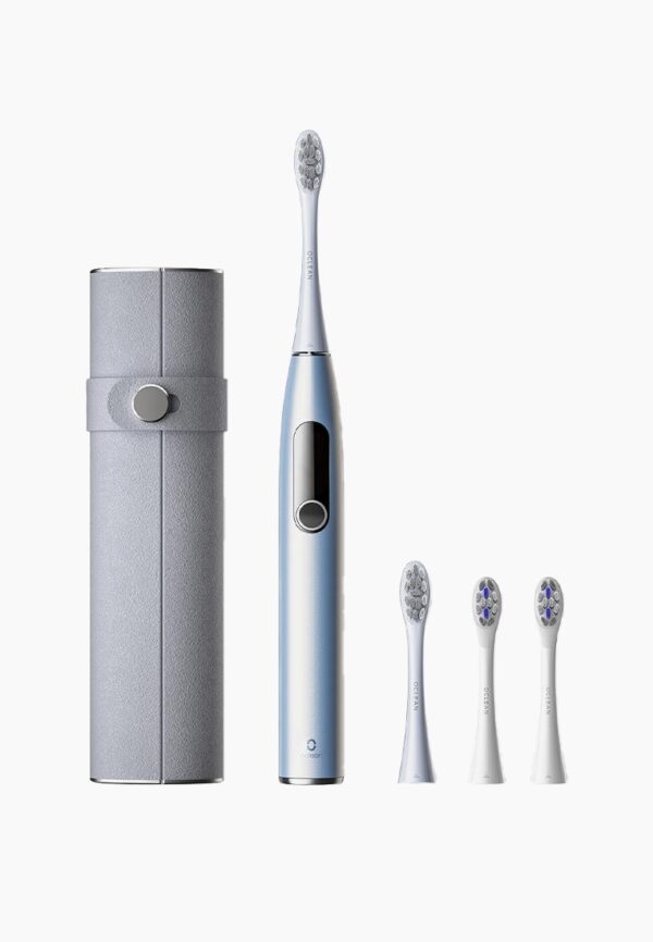 Электрическая зубная щетка Комплект Oclean X Pro Digital Set (Серебряный)