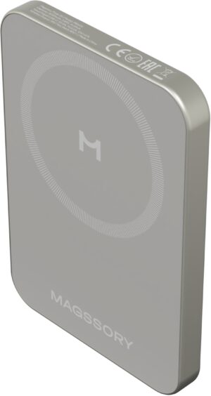 Внешний аккумулятор Magssory Pride Pro 10K Magnetic Power Bank, совместимый с MagSafe (титан)
