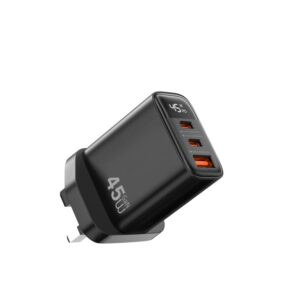 Сетевое зарядное устройство WIWU Voyager 45W PD/QC GaN Charger Combo EU CHG500 Grey