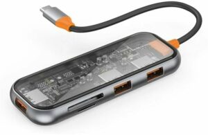 Переходник Wiwu Adapter Travelling 5in1 USB-C Hub Wi-HB005