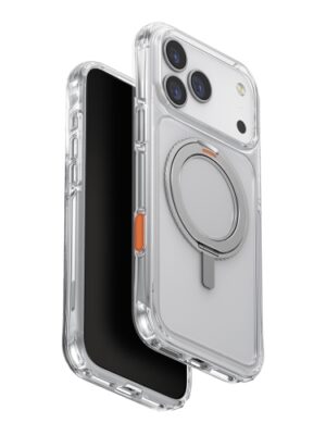 Чехол с поворотным кольцом UNIQ HYBRID SWIVIX WITH 360 ROTATING (MagSafe) для iPhone 17 Pro Max CARBON BLACK