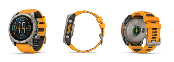Смарт-часы GARMIN Fenix 8 47 Amoled Sapphire Orange/Graphite
