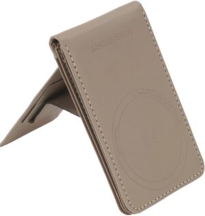 Кошелек-кардхолдер MAGSSORY Duo c подставкой с MagSafe, латте