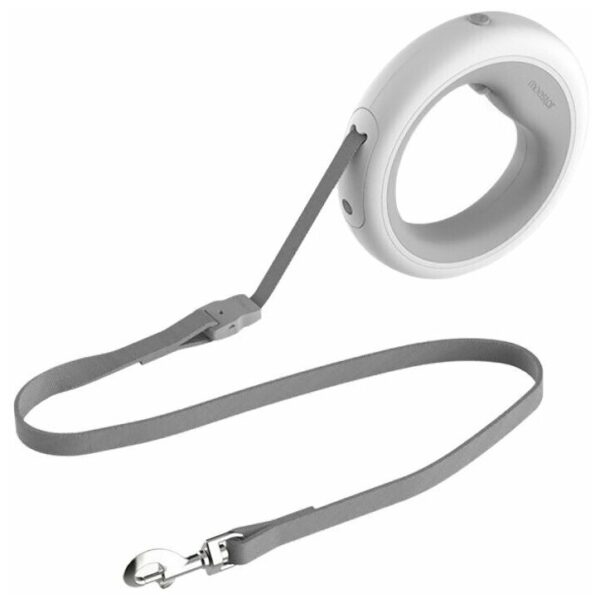 Поводок светящийся для собак Moemaster UFO Retractable Leash 2 (с фонариком)