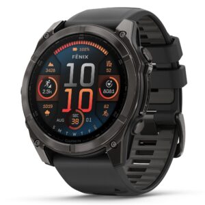 Смарт-часы GARMIN Fenix 8 51 Amoled Sapphire Carbon Gray