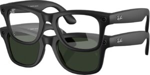 Солнцезащитныe очки Ray-Ban Meta WAYFARER Gen2 RW4012 Matte Shiny Black/ Green L